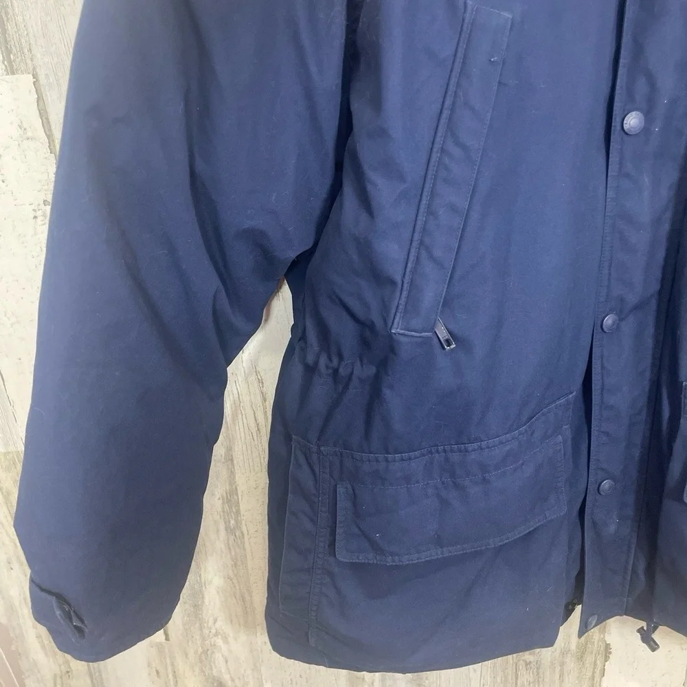 Eddie Bauer Vintage 100% Down Filled Coat Jacket‎ size XXL Navy Outdoor Winter